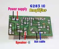 6283 IC Stereo Board Bass boost Treble support and with 512v output