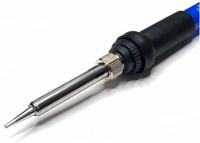 60W 220V Temperature Adjustable Soldering Iron, Fast Heating, With Extra 5 Iron Bits