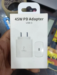 45W Super Fast Travel Adapter Charger With Type-C Charging Cable Compatible with 6 Months Warranty