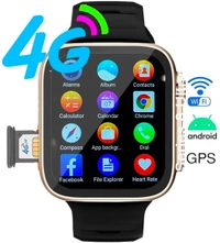 Ultra Smartwatch - 4G Simcard Supported Android Smartwatch - Silver