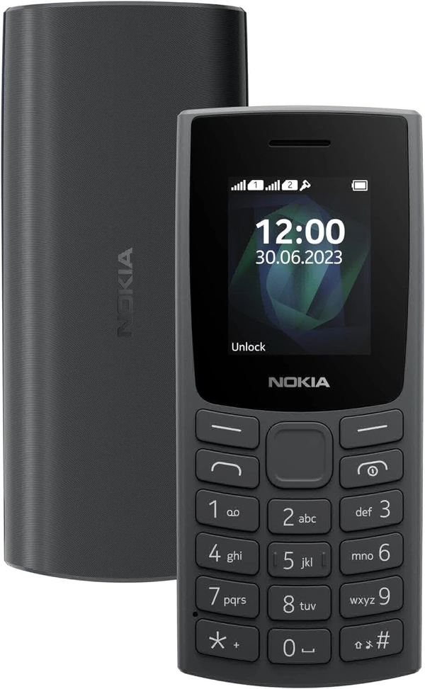 Nokia All-New 105 Dual Sim Keypad Phone with Built-in UPI Payments, Long-Lasting Battery, Wireless FM Radio - Green
