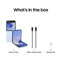 Samsung Galaxy Z Flip6 5G AI Smartphone - 256 GB, Blue