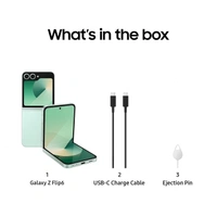 Samsung Galaxy Z Flip6 5G AI Smartphone - 256 GB, Mint Green