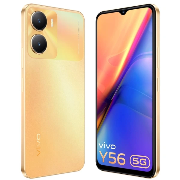 vivo Y56 5G Renewed - 128 GB, Web Orange