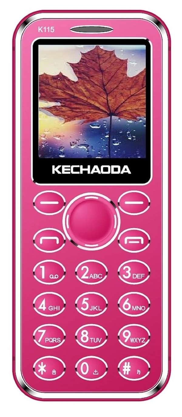 KECHAODA K115 Slim Card Size Dual Sim Phone With External Memory Slot 3.66cm (1.44-Inch) Display Only Mobile Phone & Charging Cable In Box