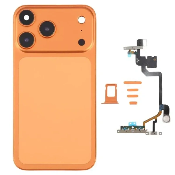 iPhone XR to iPhone 17 pro full metal body housing converter - Silver