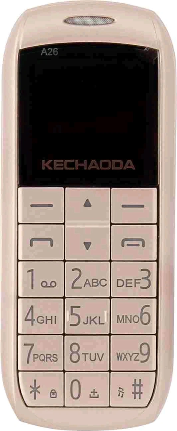 KECHAODA A26 Dual Sim Mobile Phone (Bluetooth Size,Black, 16MB) - Pink