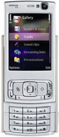 Nokia N95 Mobile Phone Refurbished - Black