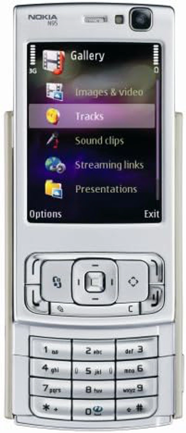 Nokia N95 Mobile Phone Refurbished - Black