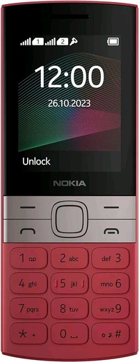 Nokia 150 Dual SIM Premium Keypad Phone | Rear Camera, Long Lasting Battery Life, Wireless FM Radio & MP3 Player and All-New Modern Premium Design - Black