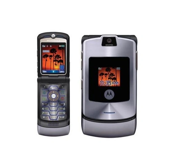 Motorola Motorazor V3i Renewed 3 Month Seller Warranty - Dodger Blue