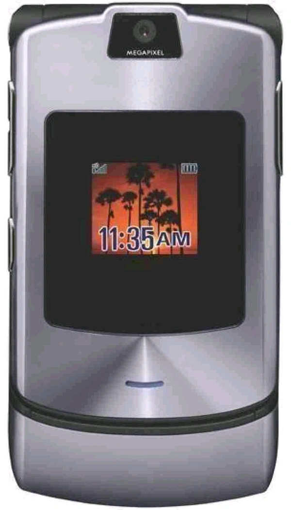 Motorola Motorazor V3i Renewed 3 Month Seller Warranty - Dodger Blue