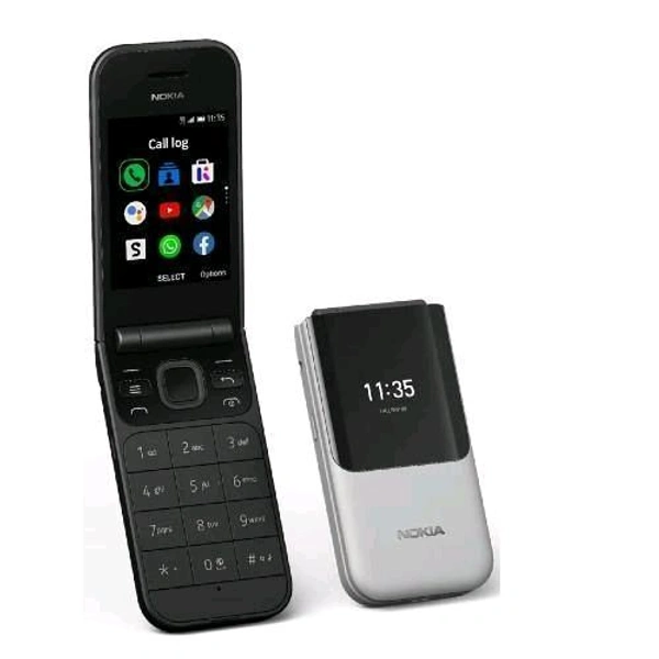 NOKIA 2720 (Flip) Feature Phone, Dual SIM, 2MP Camera with LED flash - Black
