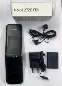 NOKIA 2720 (Flip) Feature Phone, Dual SIM, 2MP Camera with LED flash - Black