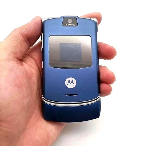 Motorola Motorazor V3i Renewed 3 Month Seller Warranty - Dodger Blue