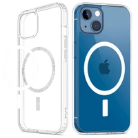 Clear Case Compatible with iPhone Magnetic Case with Built-in Magnets Compatible with MagSafe, Crystal Clear Slim Soft TPU Cover for iPhone - iPhone 13 Pro
