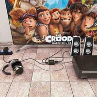 Digital to Analog Audio Converter DAC Digital SPDIF Optical to Analog L/R RCA Adapter Toslink Optical to 3.5mm Jack Adapter with Fiber Cable and USB Cable for PS3 HD DVD PS4 Amp Apple TV Home Cinema