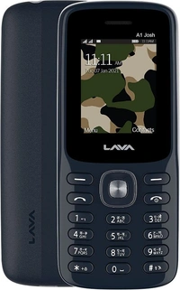 Lava A1 Josh 21(Blue Silver) -Dual Sim,Call Blink Notification,Military Grade Certified with 4 Day Battery Backup, Keypad Mobile