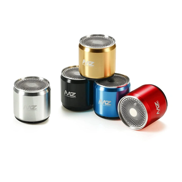M10 (Portable Bluetooth Mini Speaker) Dynamic Metal Sound with High Bass 5 W Bluetooth Speaker (Silver, Stereo Channel)