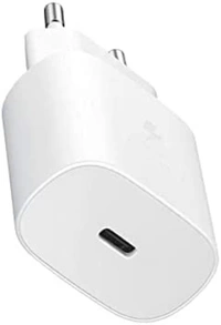 25W USB-C Super Fast Charger True 25W Pd Charging Adapter Compatible for Samsung A14 5G, A73 5G, A53 5G, A23 5G, A04e, A04, A13 (White)