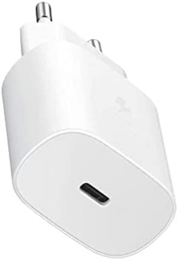 25W USB-C Super Fast Charger True 25W Pd Charging Adapter Compatible for Samsung A14 5G, A73 5G, A53 5G, A23 5G, A04e, A04, A13 (White)