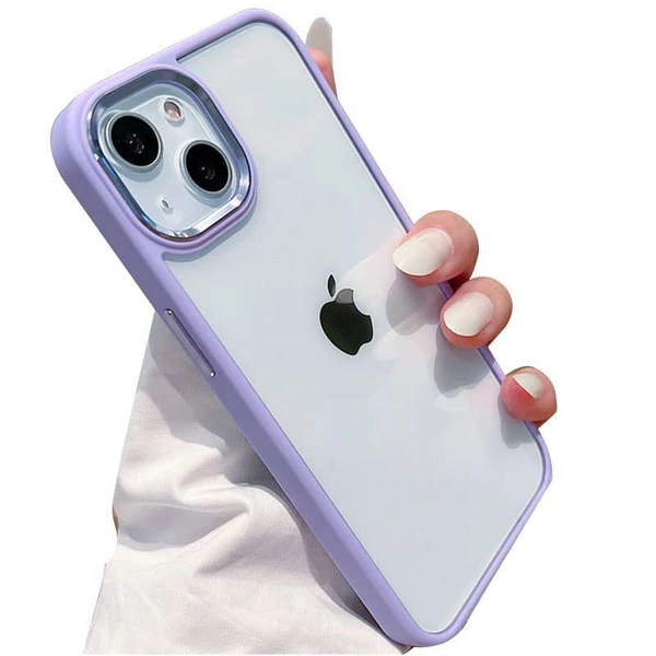 Ultra Hybrid Matte Frosted Translucent Camera Guard Shockproof Back Cover Case Compatible for iPhone 14
