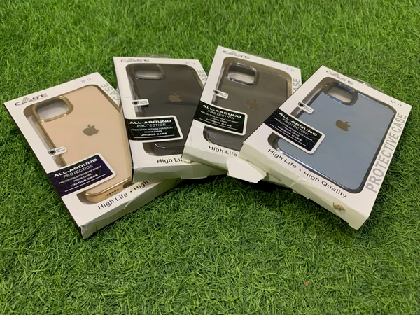 Ultra Hybrid Matte Frosted Translucent Camera Guard Shockproof Back Cover Case Compatible for iPhone 14 - Silver