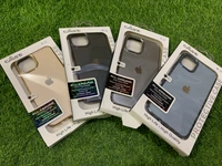 Ultra Hybrid Matte Frosted Translucent Camera Guard Shockproof Back Cover Case Compatible for iPhone 14 - Silver