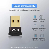 Ultra-Mini Bluetooth CSR 5.0 USB Dongle Adapter for Windows Computer