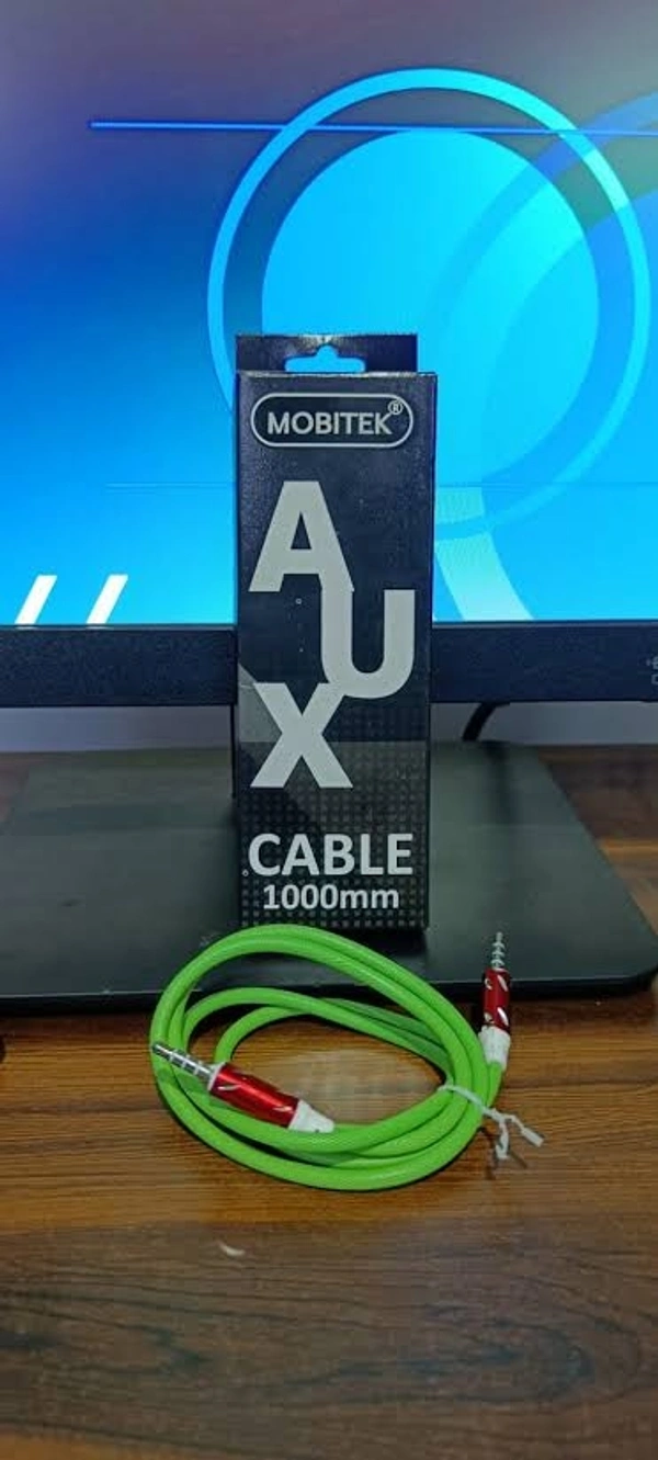 Mobitek AUX 1meter - Green
