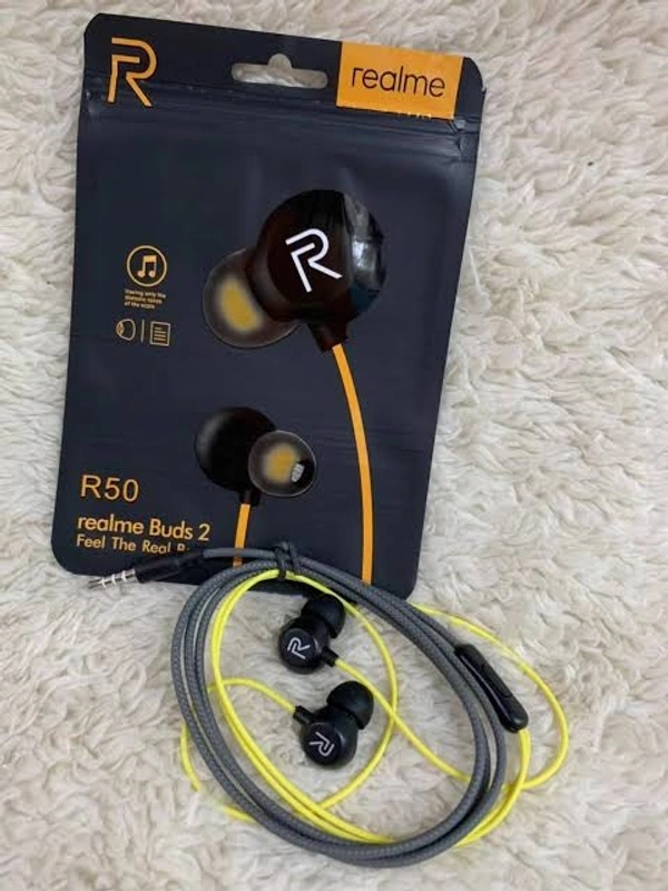 Realme Earphone - Yellow