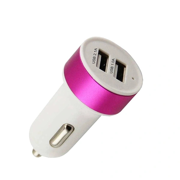 2.1AMP CAR DOC - White