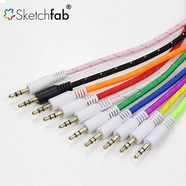 AUX CABLE  - Electric Violet