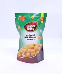 SSV SUPER NUTS | Bangalore Famous |Healthy Peanuts | Rich In Protein | Coconut Milk Flavor |Top Selling - Pack of 4 | 90 Gms Each Pack, 360 Gms