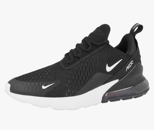Nike Men's Air Max 270 Running Shoes - Black, 7