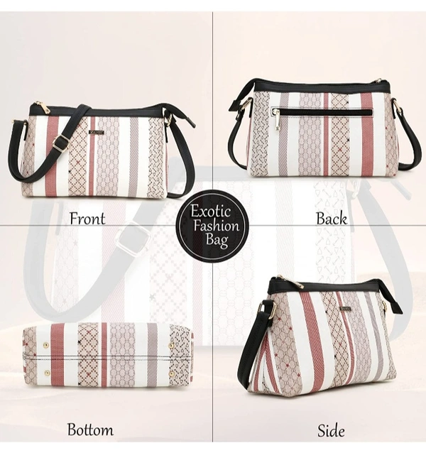 EXOTIC Latest Cross Body Sling Bag for Girls/Women - Black