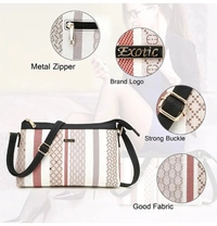 EXOTIC Latest Cross Body Sling Bag for Girls/Women - Black