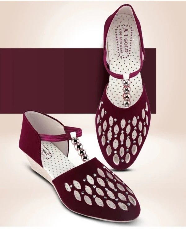 Maroon Heels Sandal - 4