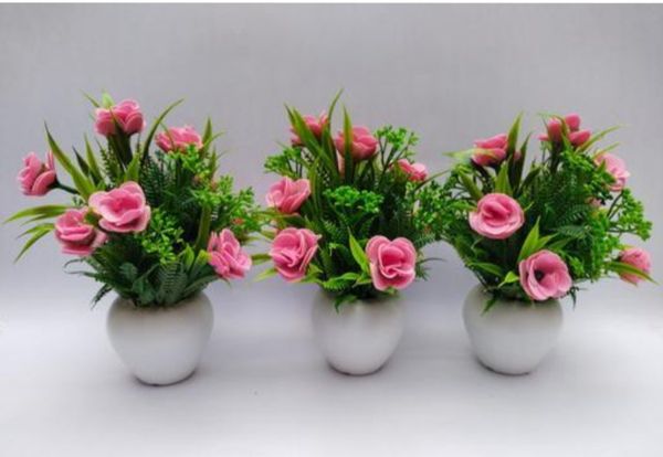 V Expert pink Artificial Flower  for Best Design Home Office Decoration Or Gift Home/Office/Kitchen Decorating