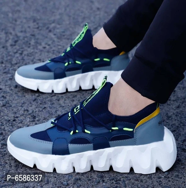 WIN9 MENS BLUE STYLIST VERY COMFORTABLE SPORTS SHOES - 7