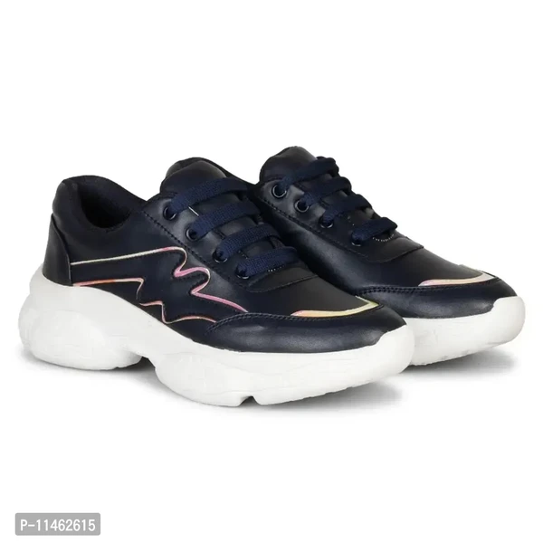 Classy Solid Sports Shoes for Women - 3