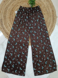 Trends Mid Rise Palazzo| Coffee Brown | BPL140044| - L, Coffee Brown