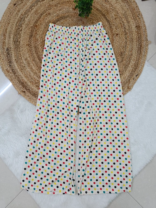 Trends Mid Rise Palazzo| Cream | BPL140055| - L, Cream