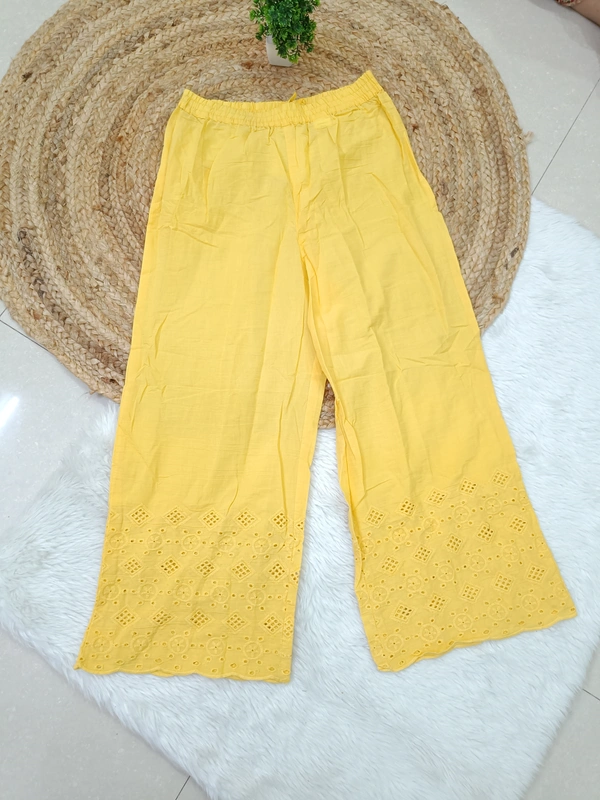 Trends Mid Rise Palazzo| Mango Yellow| BPL140073| - S, Mango Yellow