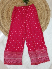 Trends Mid Rise Palazzo| Maroon|BPL140032| - L, Maroon