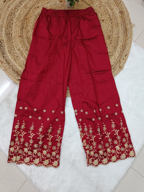Trends Mid Rise Palazzo| Maroon|BPL140051| - M, Maroon