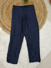 Trends Mid Rise Palazzo| Navy Blue |BPL140039| - XXL, Navy Blue