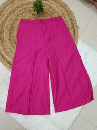 Trends Mid Rise Palazzo| Rani Pink| BPL140072| - XL, Rani Pink