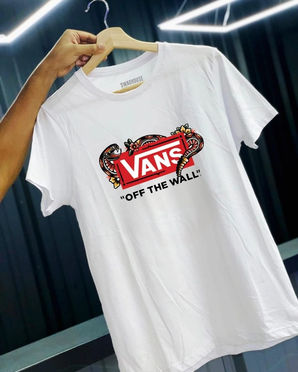 Vans Tshirt Round Necked 5@ - Red