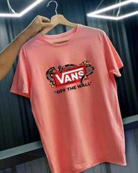 Vans Tshirt Round Necked 5@ - Red